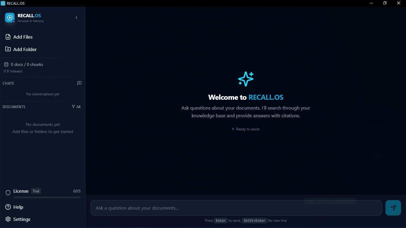 Recall.OS - Personal AI Memory image 2