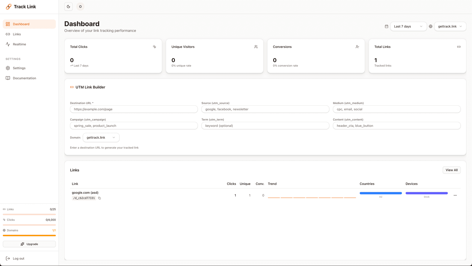 Track Link - Link Tracking & Analytics image 2