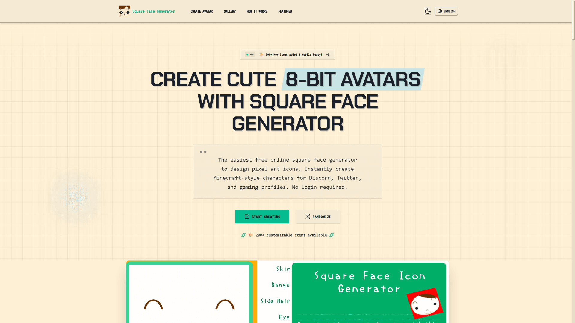 Square Face Generator image 1