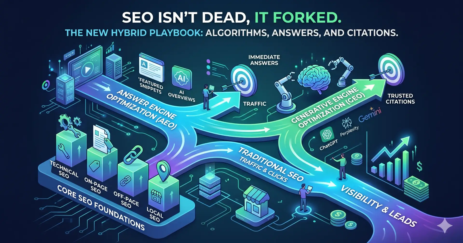SEO Isn't Dying, It's Splitting Into Three Jobs.