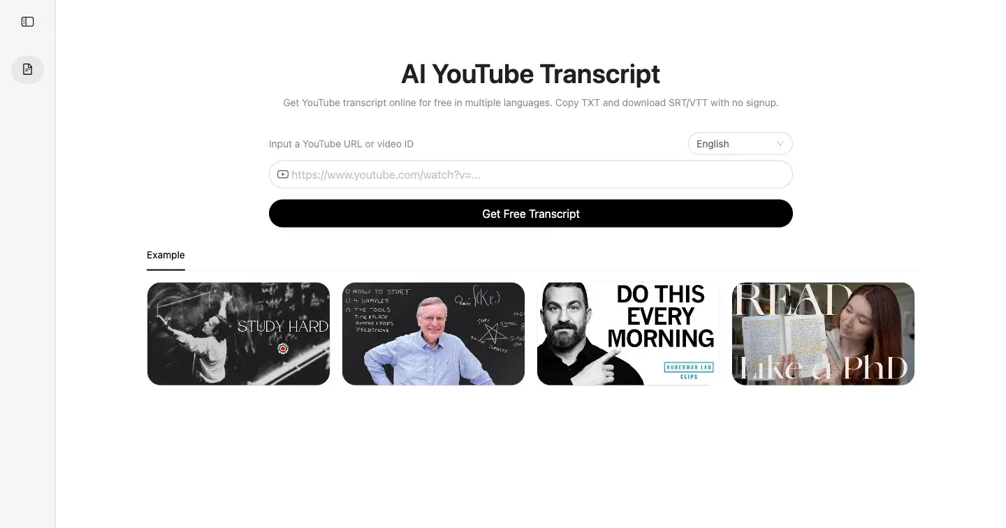 Why AI YouTube Transcript stayed focused on search, timestamps, and export