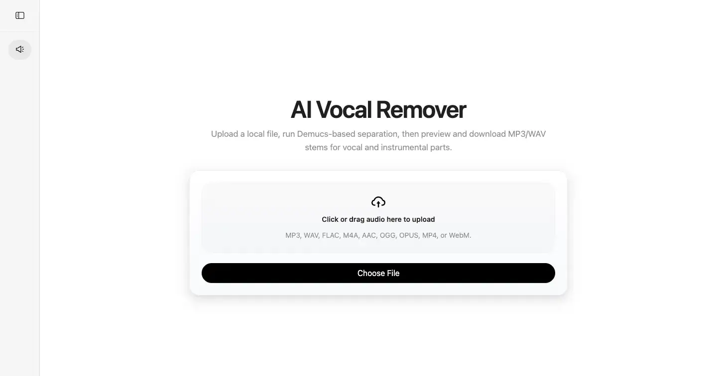 Why AI vocal removal needs a preview step before download