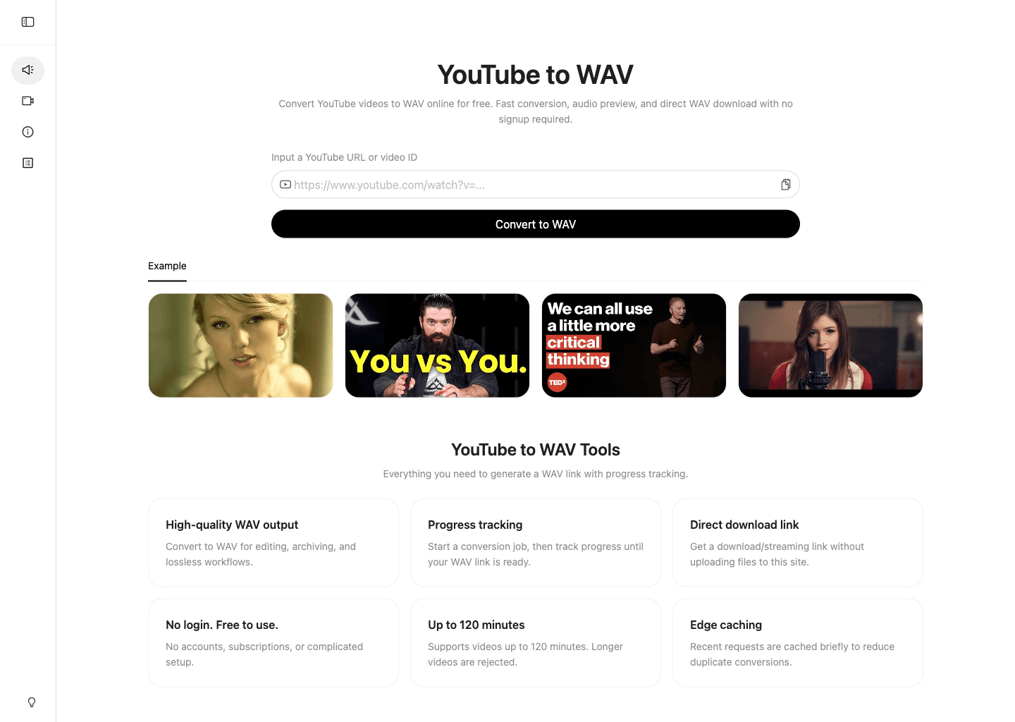 YouTube to WAV image 1
