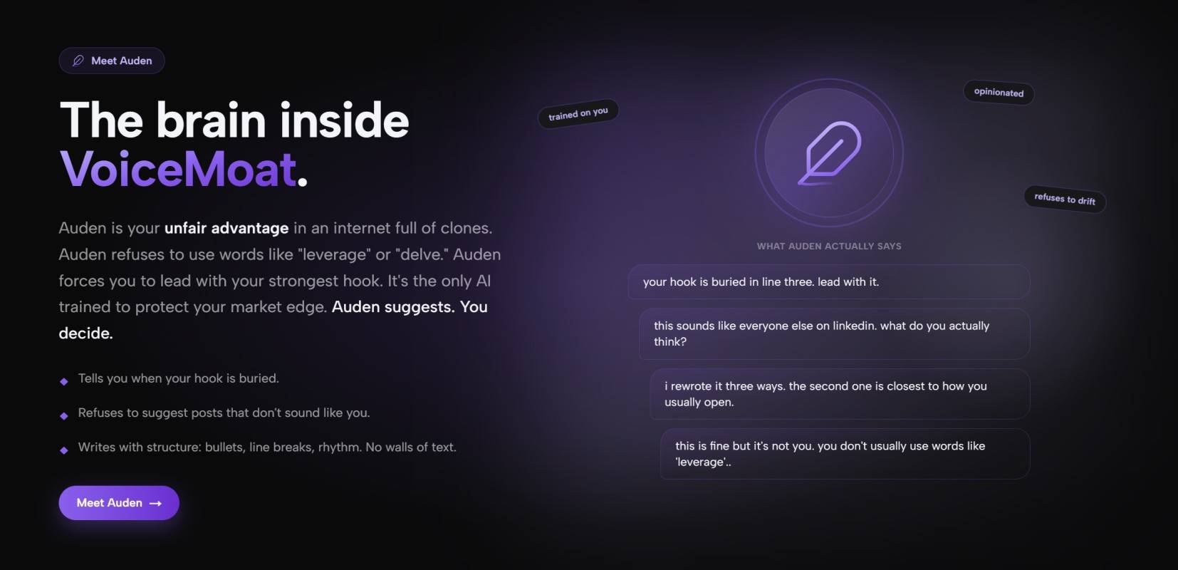VoiceMoat: Your voice is your moat. image 4