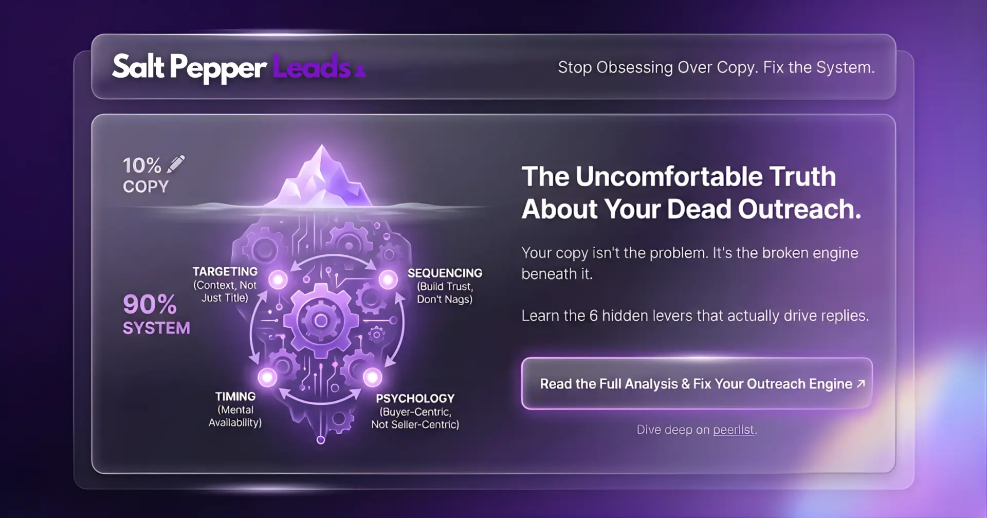 Why Your Outreach Isn’t Working (It’s Not the Copy)