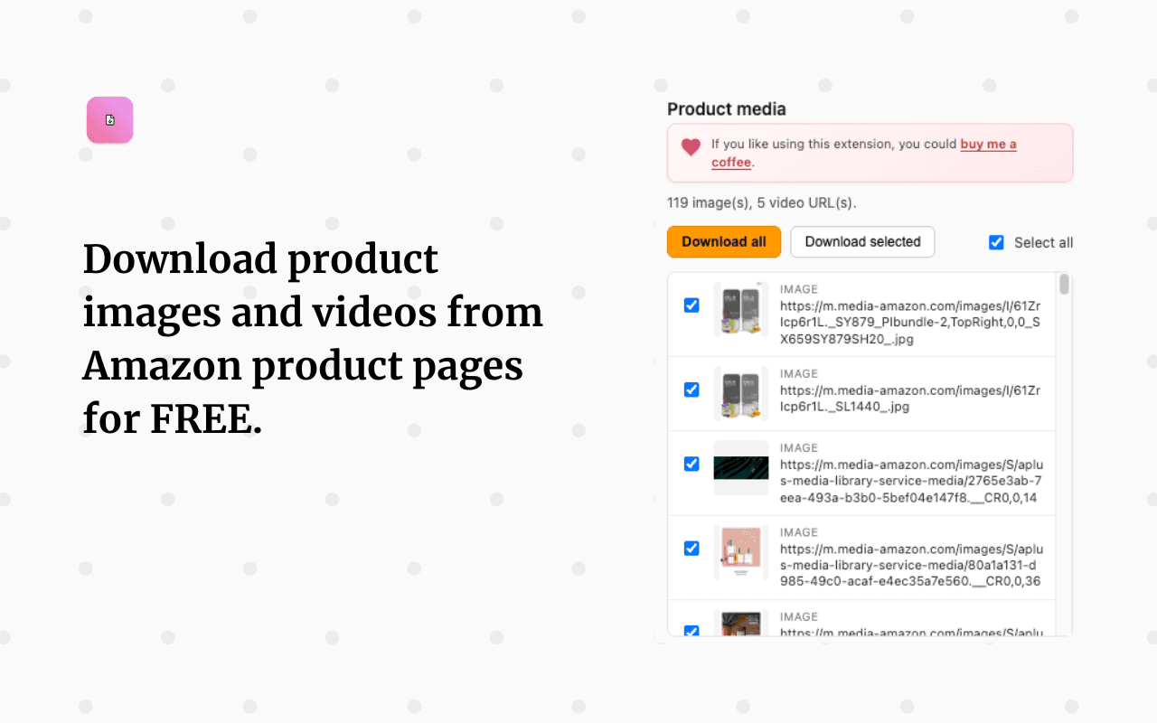 Amazon Product Media Downloader image 1