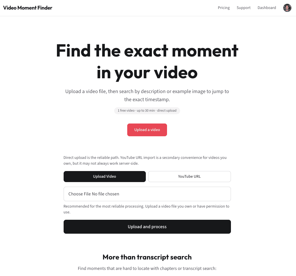Video Moment Finder image 1