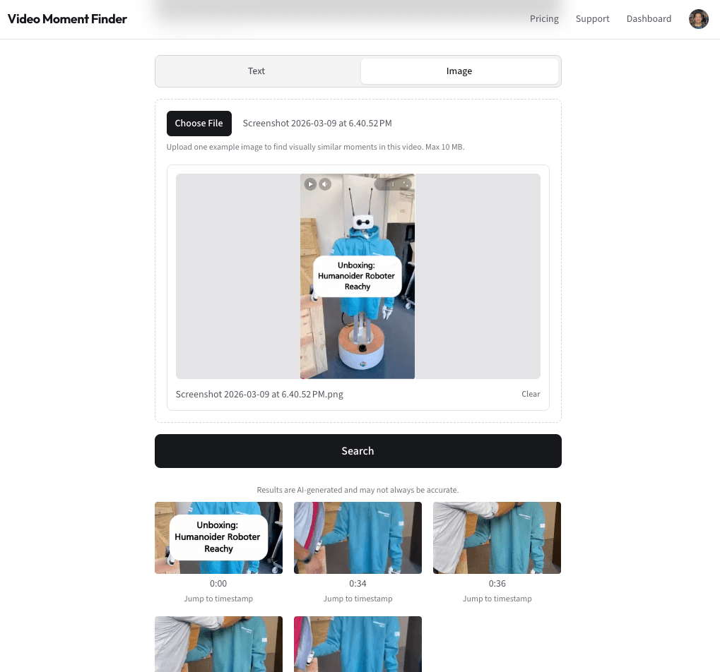 Video Moment Finder image 3