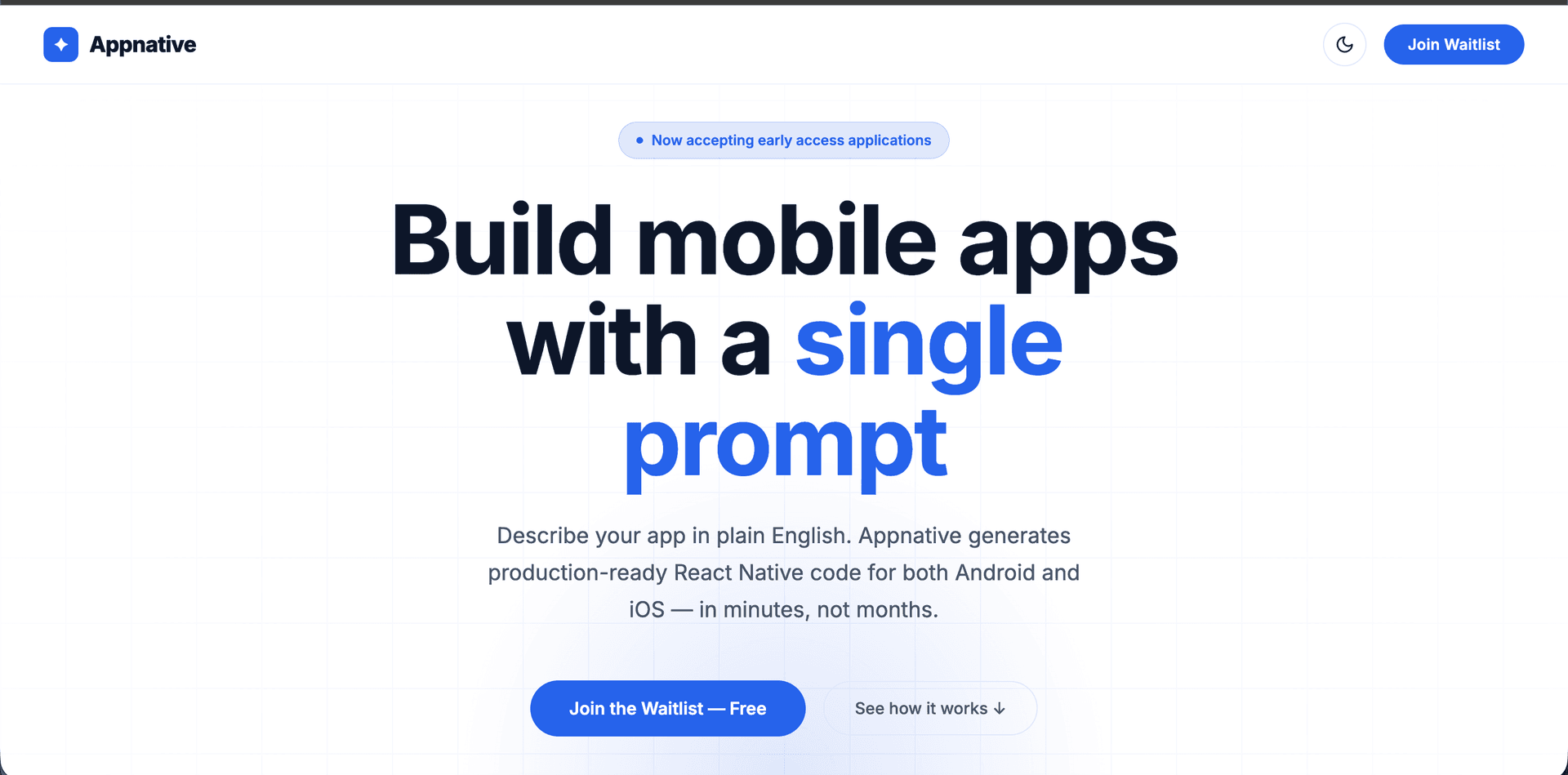 Appnative — Build Mobile Apps with AI image 1