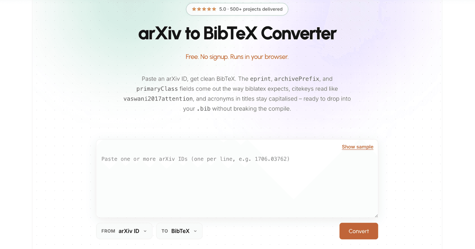 BibTeX Generator Tools by TheLaTeXLab image 4