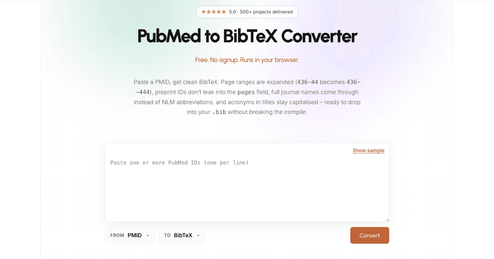 BibTeX Generator Tools by TheLaTeXLab image 2