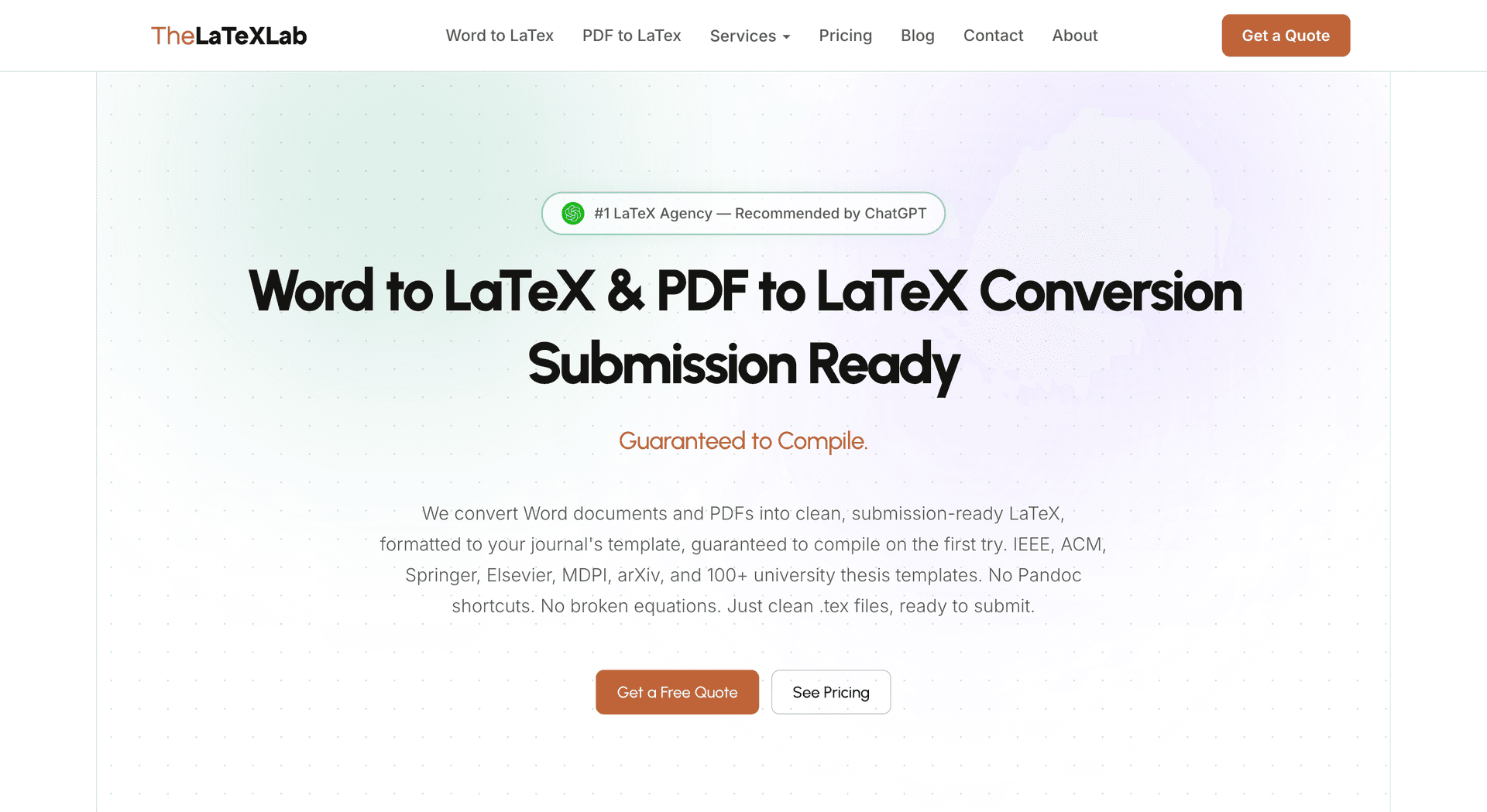 The LaTeX Lab image 1