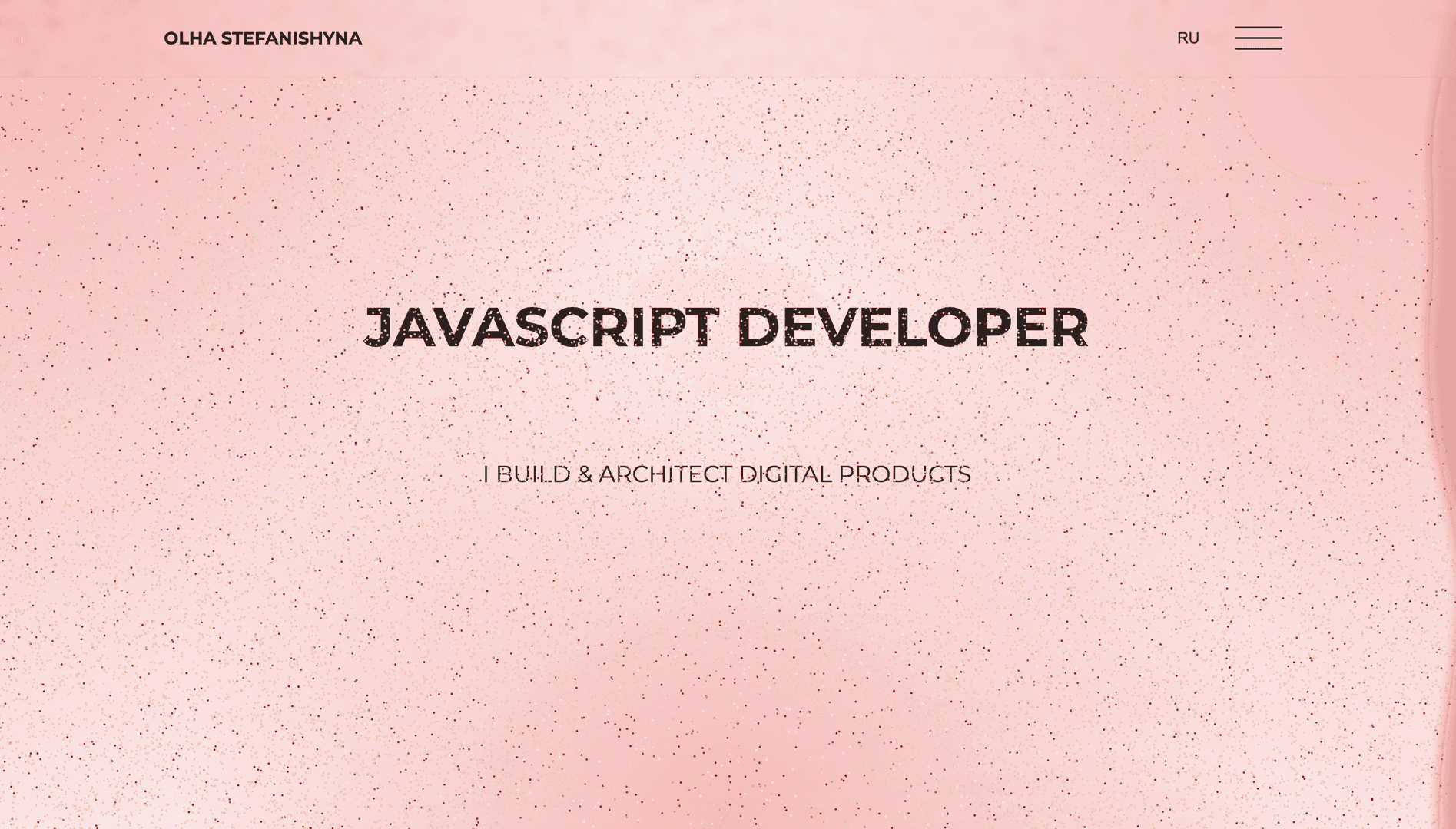 Portfolio website