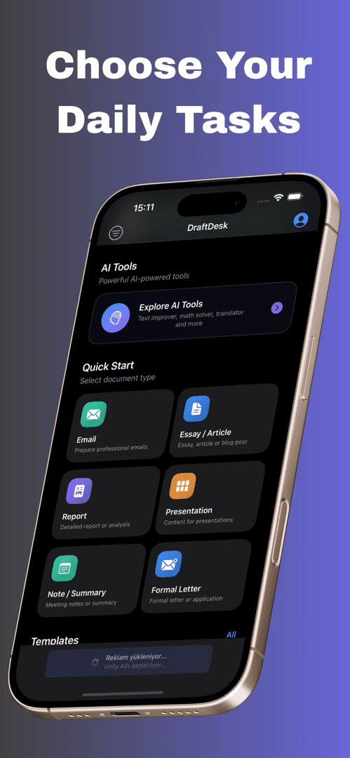 ‎DraftDesk- AI Text Assistant - App Store image 2