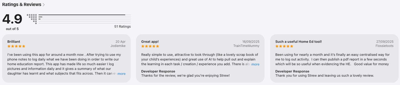 Strew Homeschooling App image 2