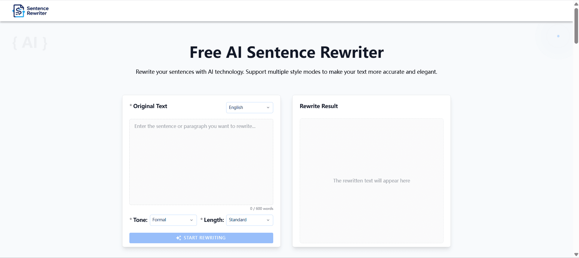 Sentence Rewriter image 1