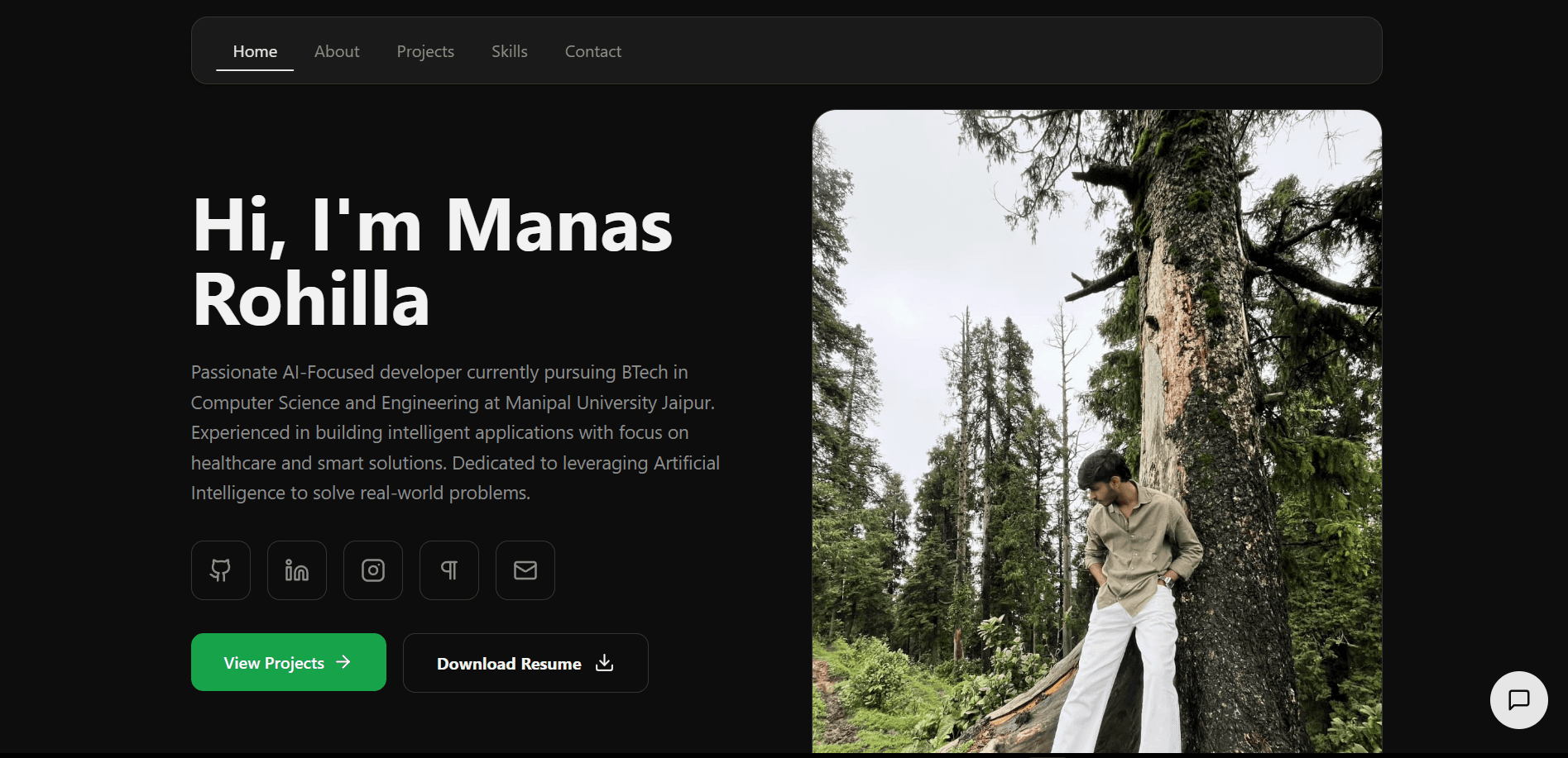 Personal Website image 1