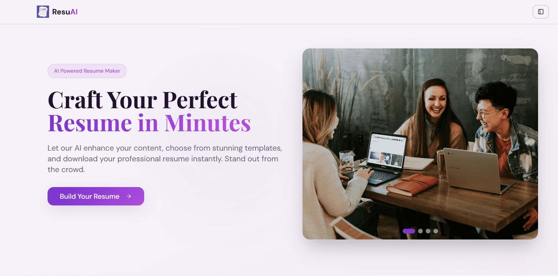 ResuAI - AI Powered Resume Builder image 2