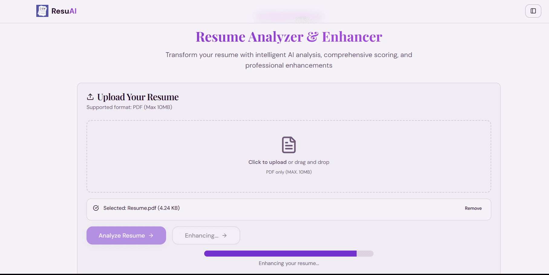 ResuAI - AI Powered Resume Builder image 5