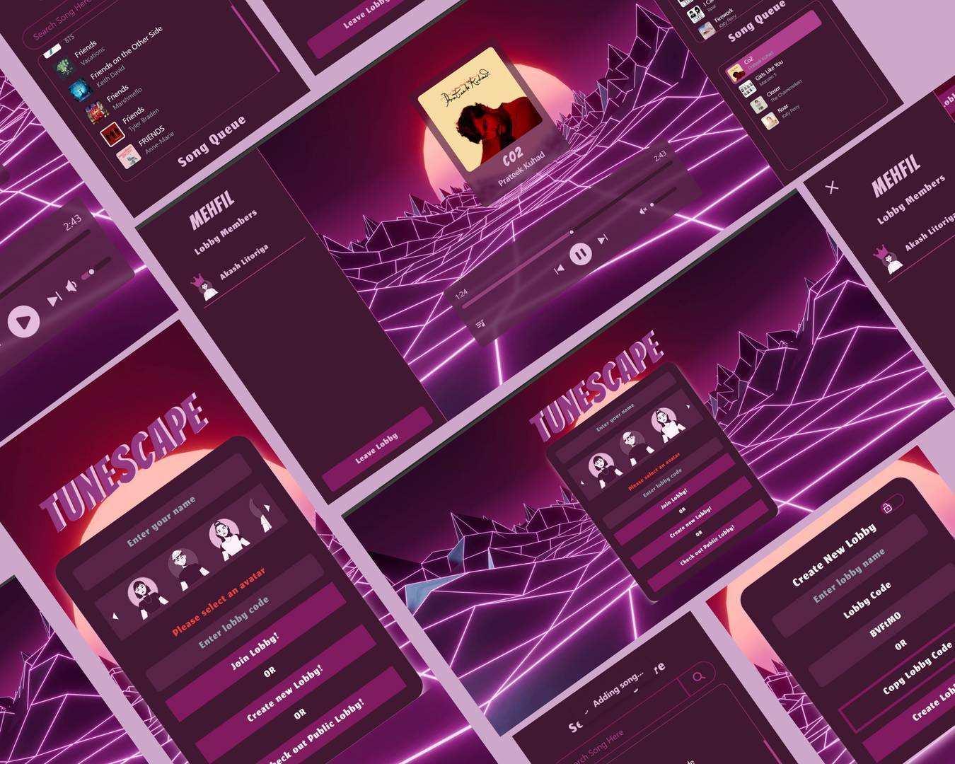 TuneScape - A collaborative real-time music streaming platfo