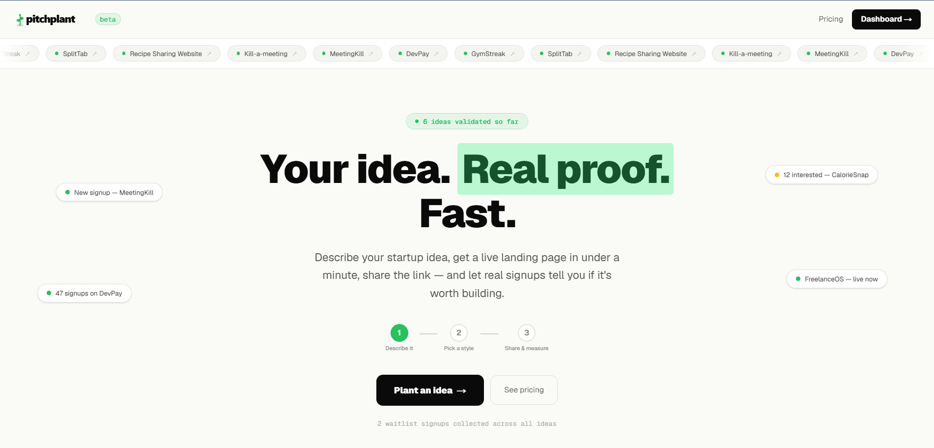 Pitchplant - Plant your idea. See if it grows image 2