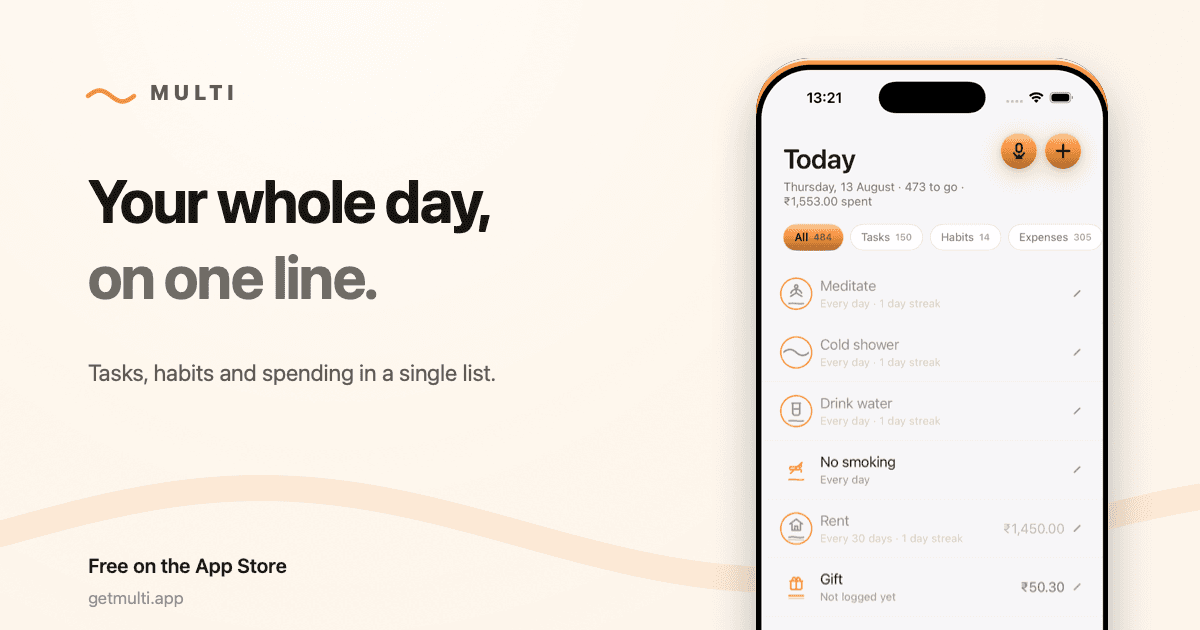 Multi — tasks, habits and expenses image 2