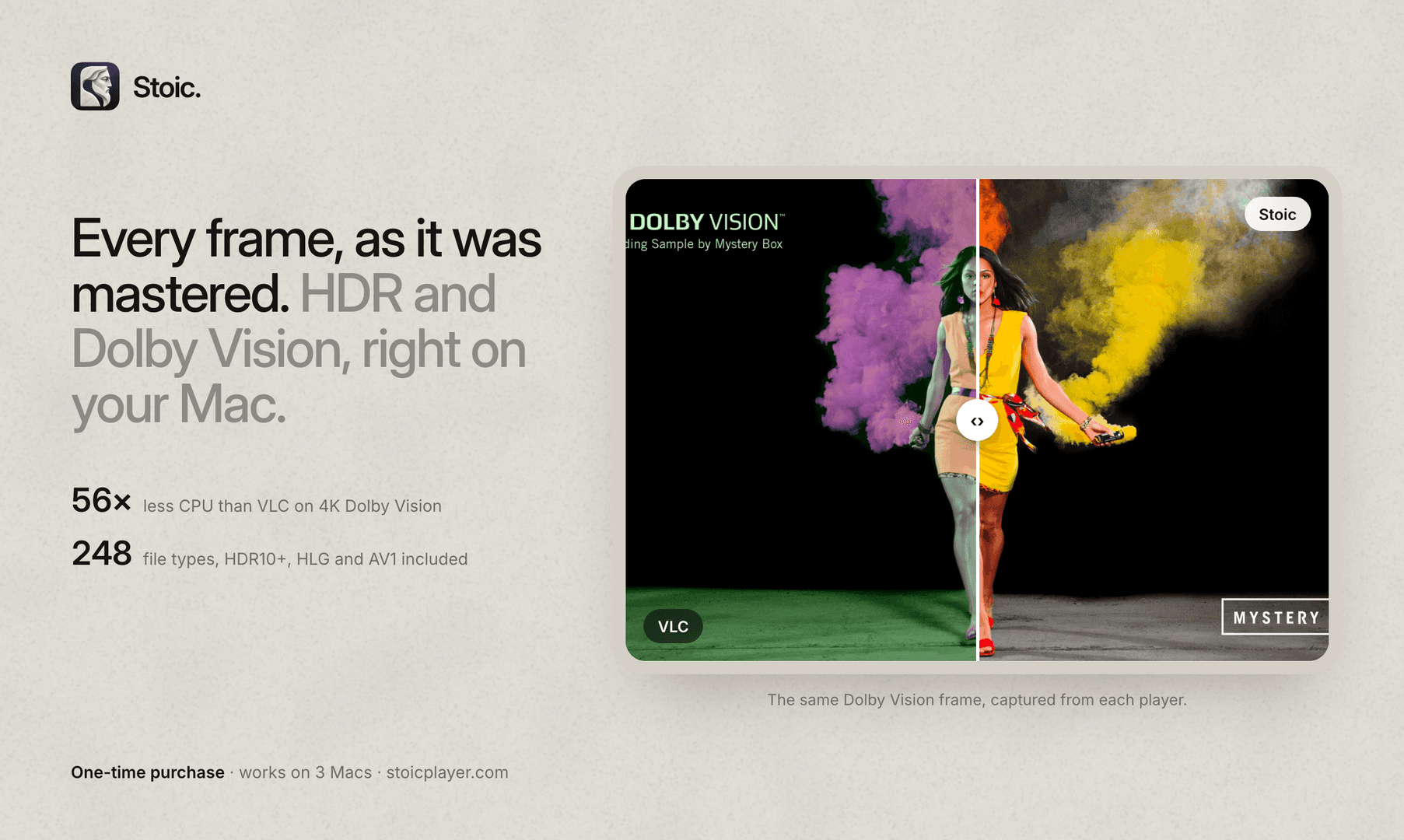 Stoic — The HDR video player for Mac image 2