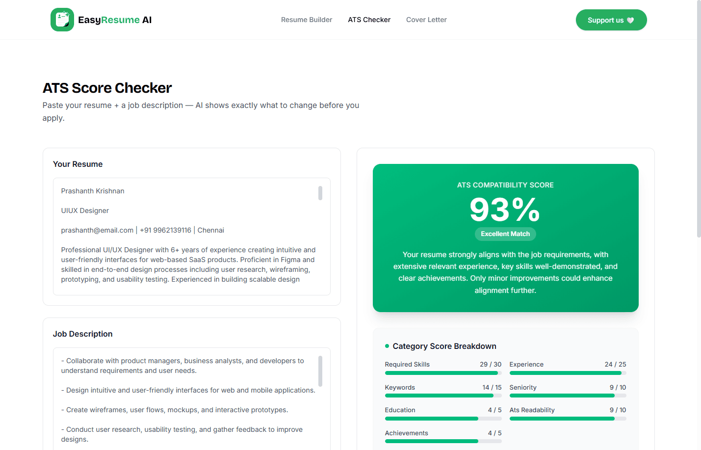 EasyResume AI – Easy Resume Builder image 3
