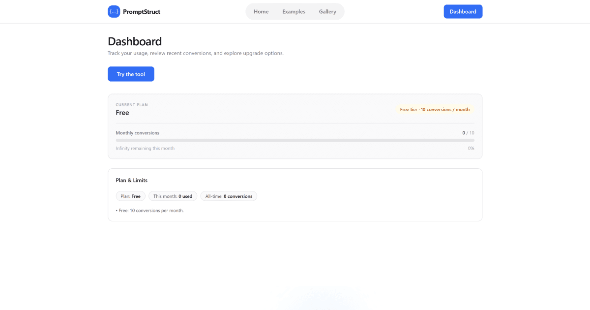 PromptStruct – Structured AI Prompt Builder image 3
