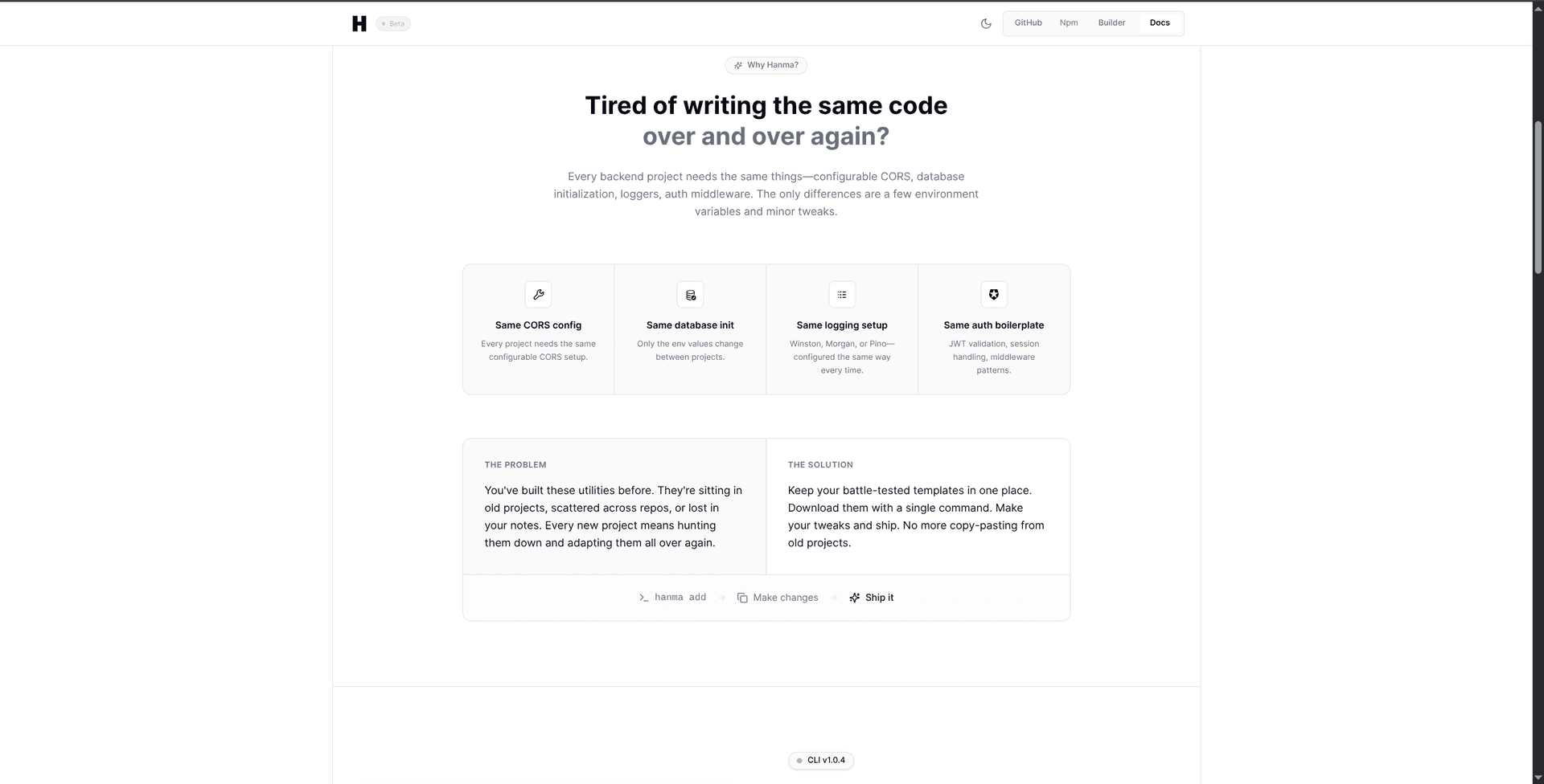 Hanma | Copy-Paste Backend Snippets image 2