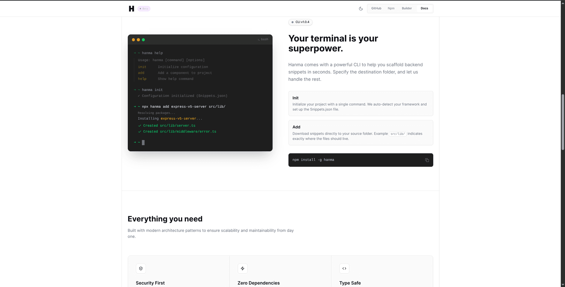 Hanma | Copy-Paste Backend Snippets image 3