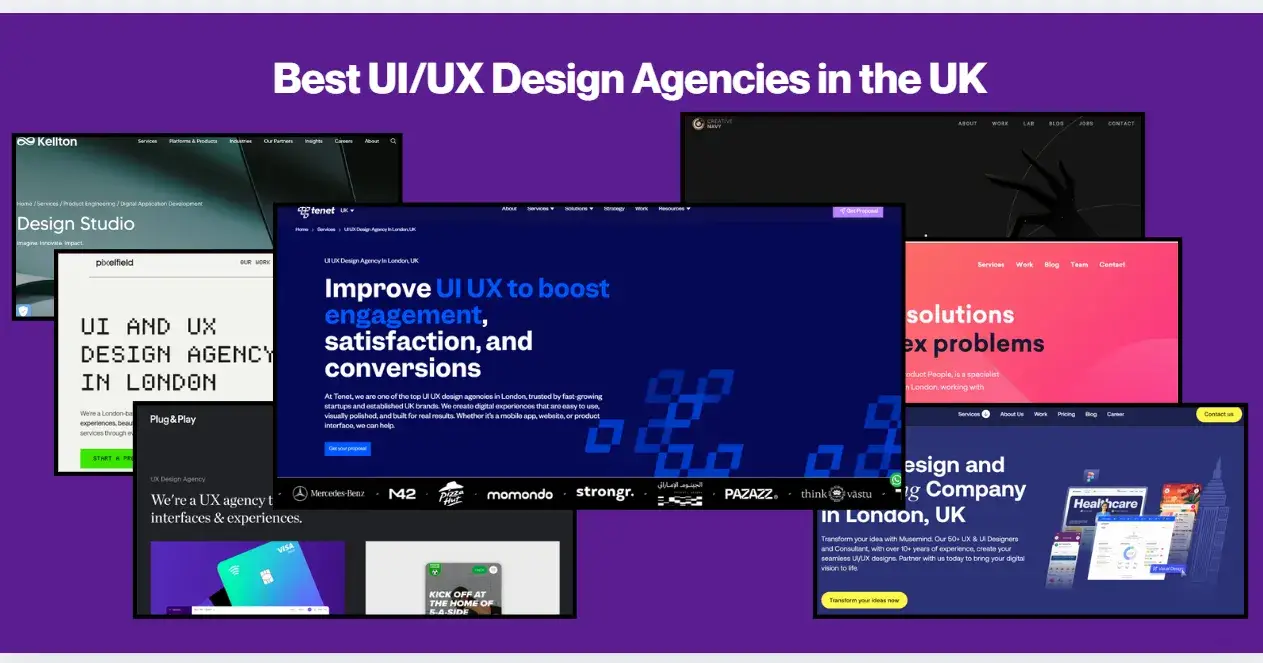 Best UI/UX Design Agencies in the UK
