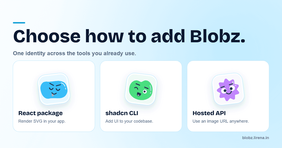 Blobz: deterministic avatars worth keeping image 4