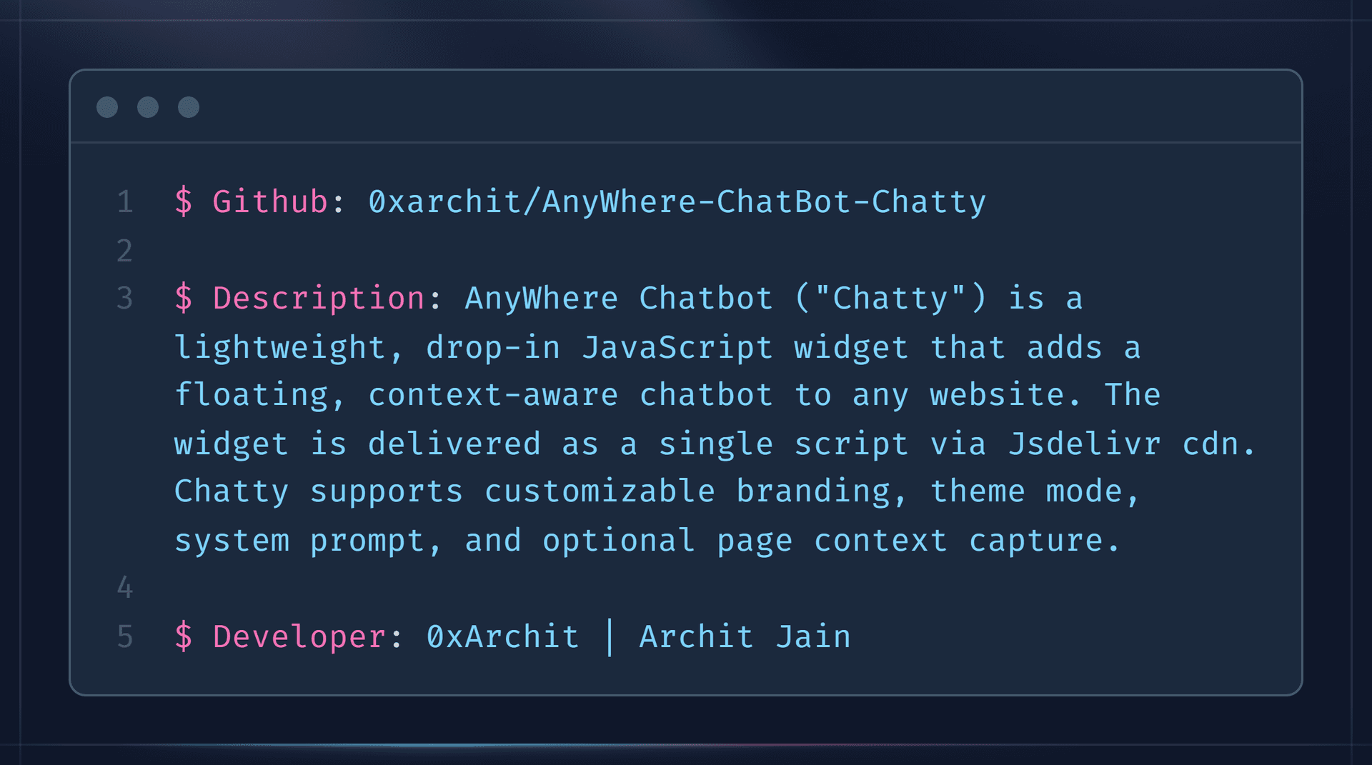 AnyWhere Chatbot - Chatty image 4