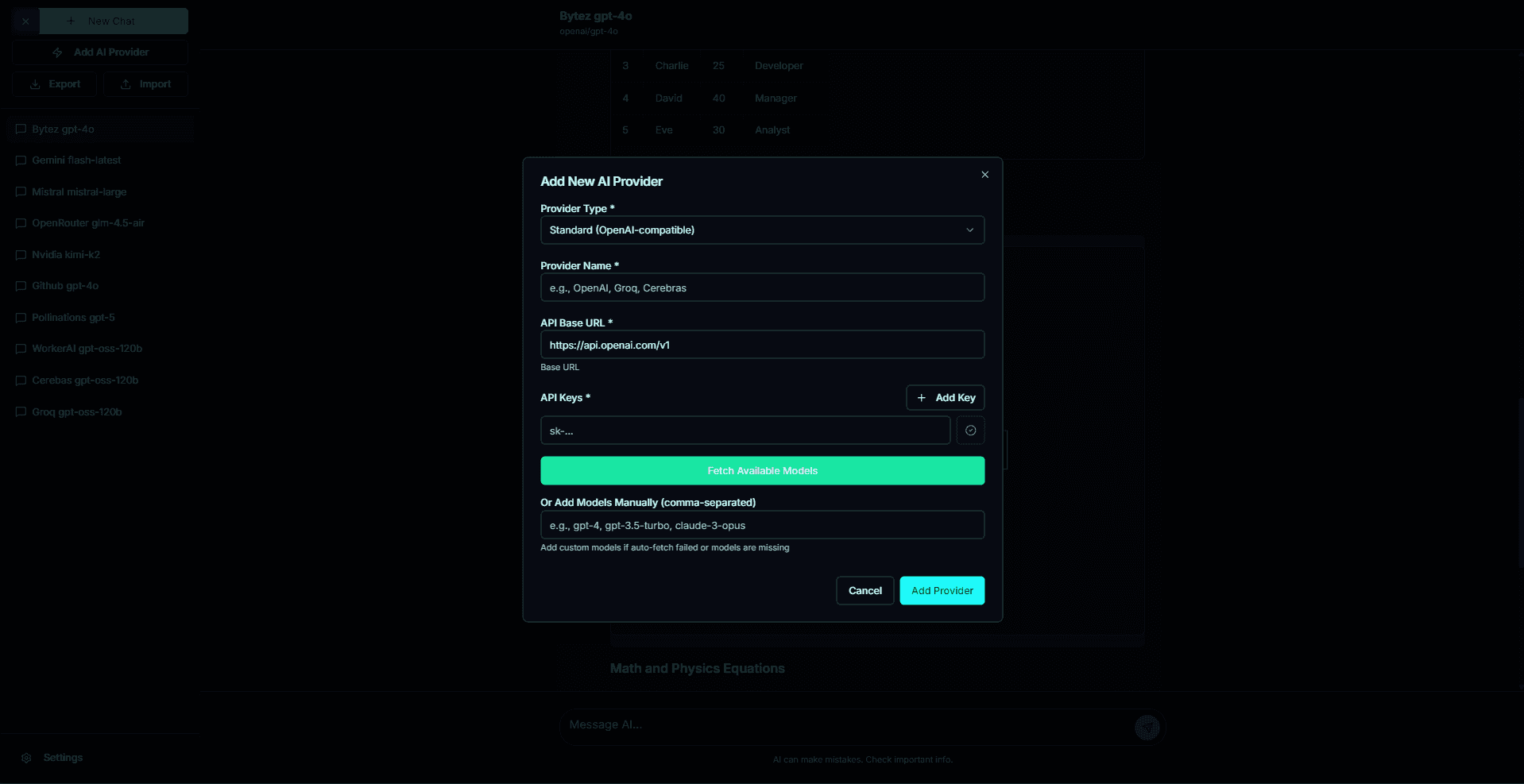 BYOK Chat image 4