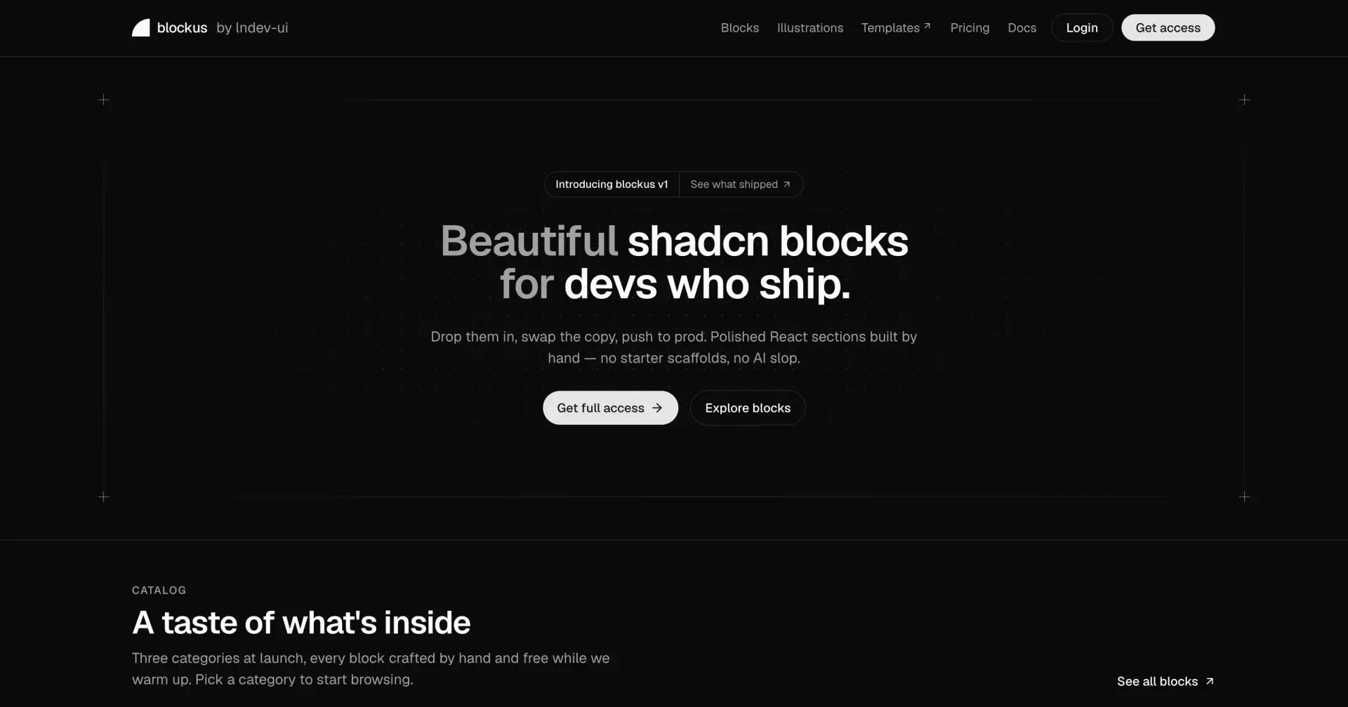 Blockus: Production-Ready shadcn/ui Blocks for Developers Who Ship