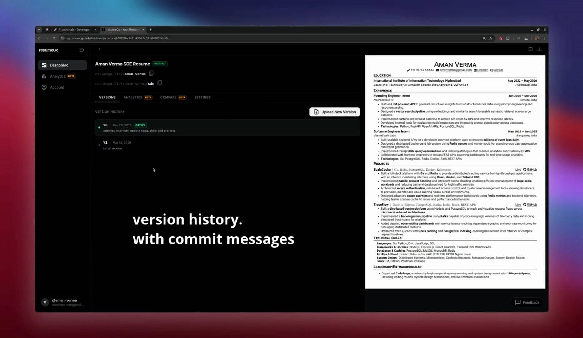 resumeGo - Your Resume, One Link Away image 3