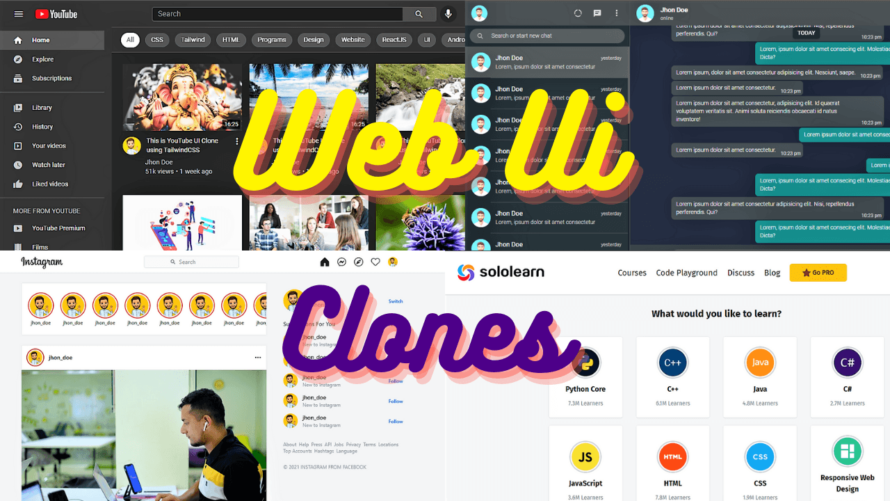 Web UI Clones