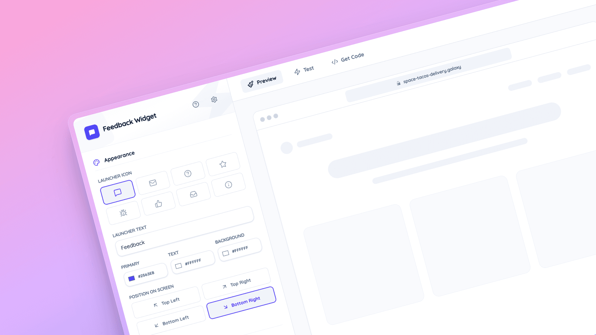Feedback Widget Builder image 1
