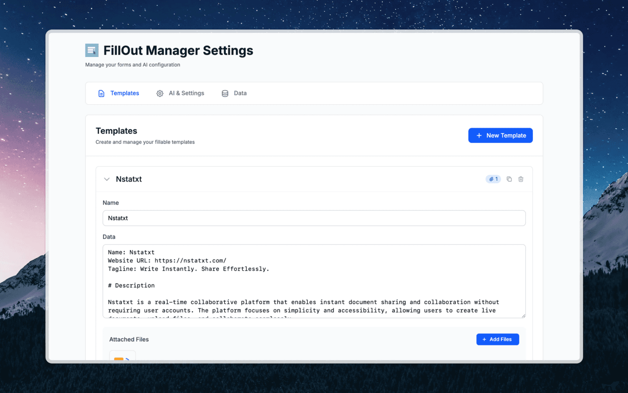 FillOut Manager Chrome Extension image 2