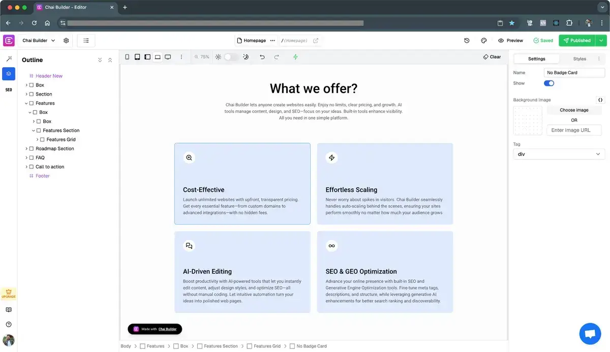 Open Source React Tailwind CSS Visual Builder image 1
