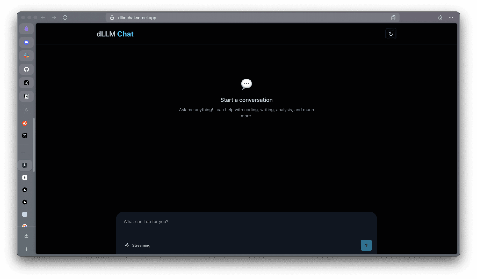 dLLM Chat - Fastest AI Chat Inference image 1