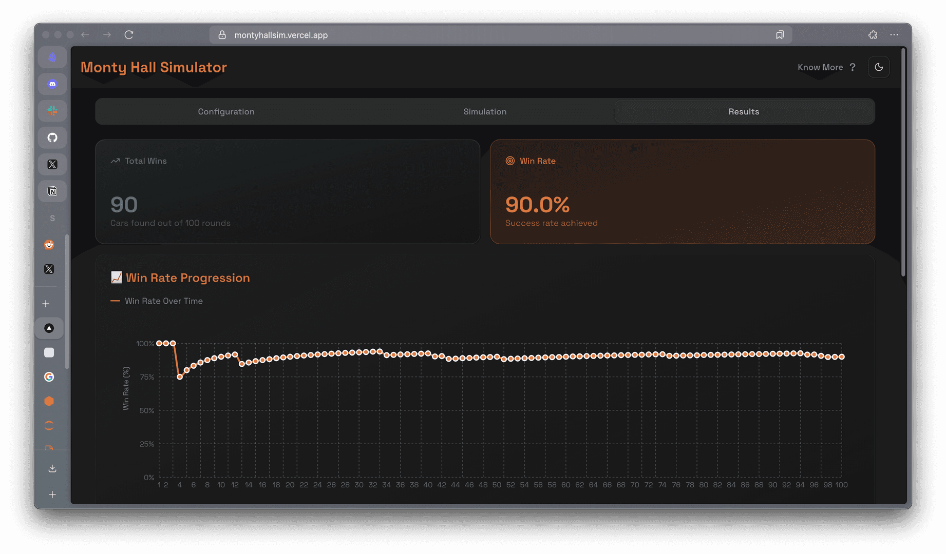 Monty Hall Problem Simulator image 5