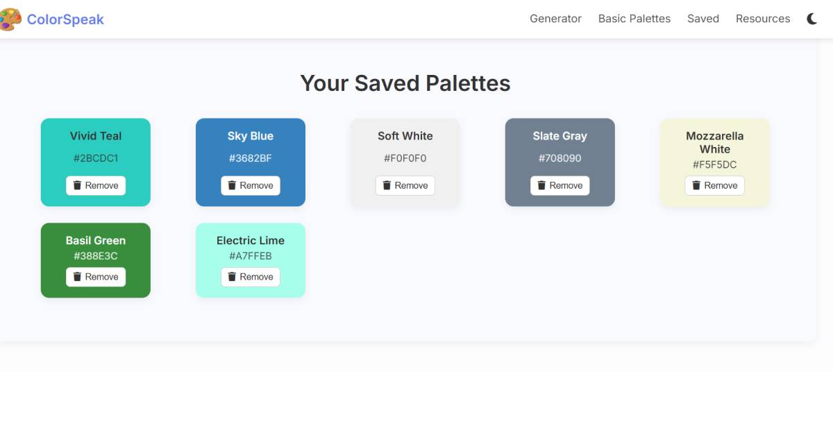 ColorSpeak screenshot 1