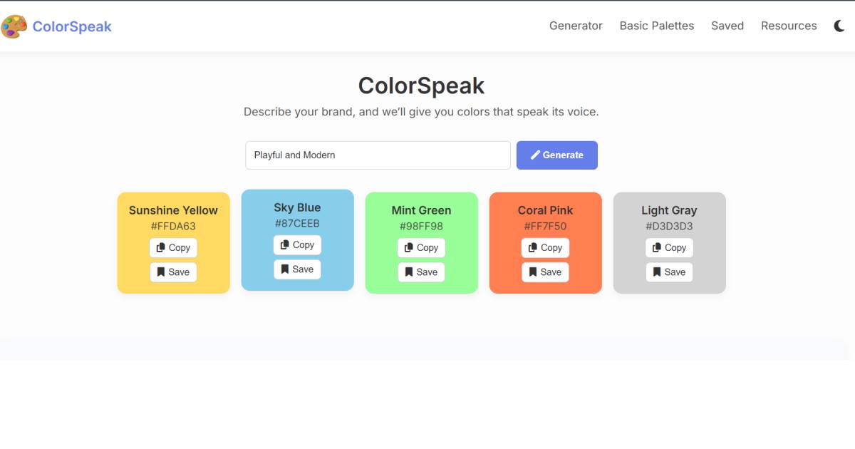 ColorSpeak screenshot 4