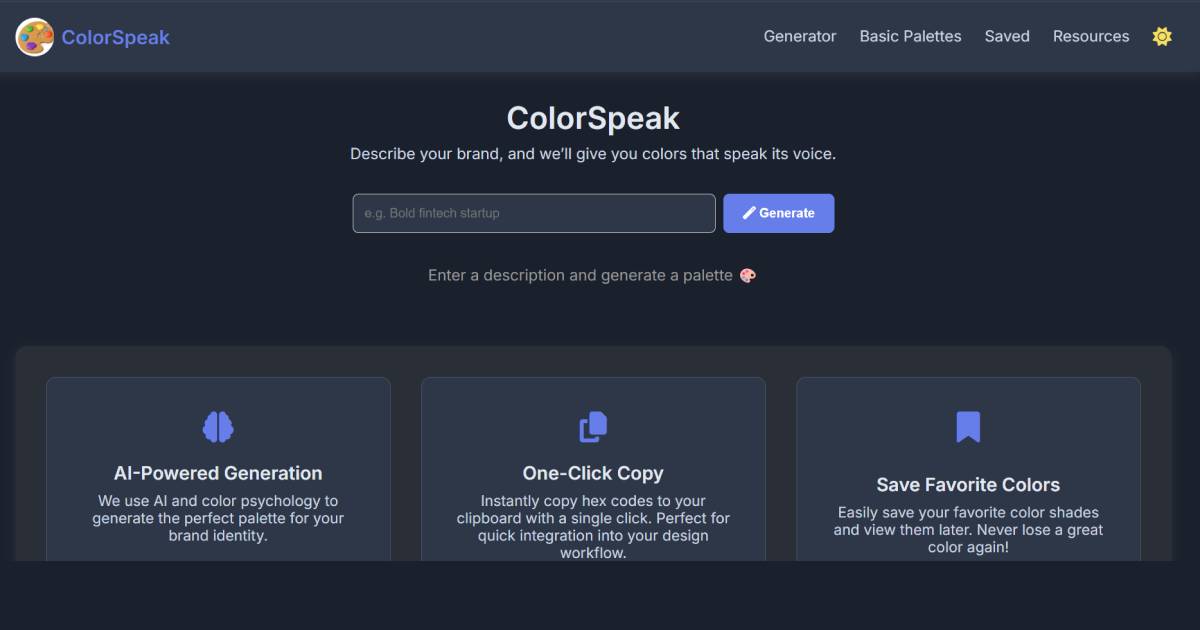 ColorSpeak screenshot 3