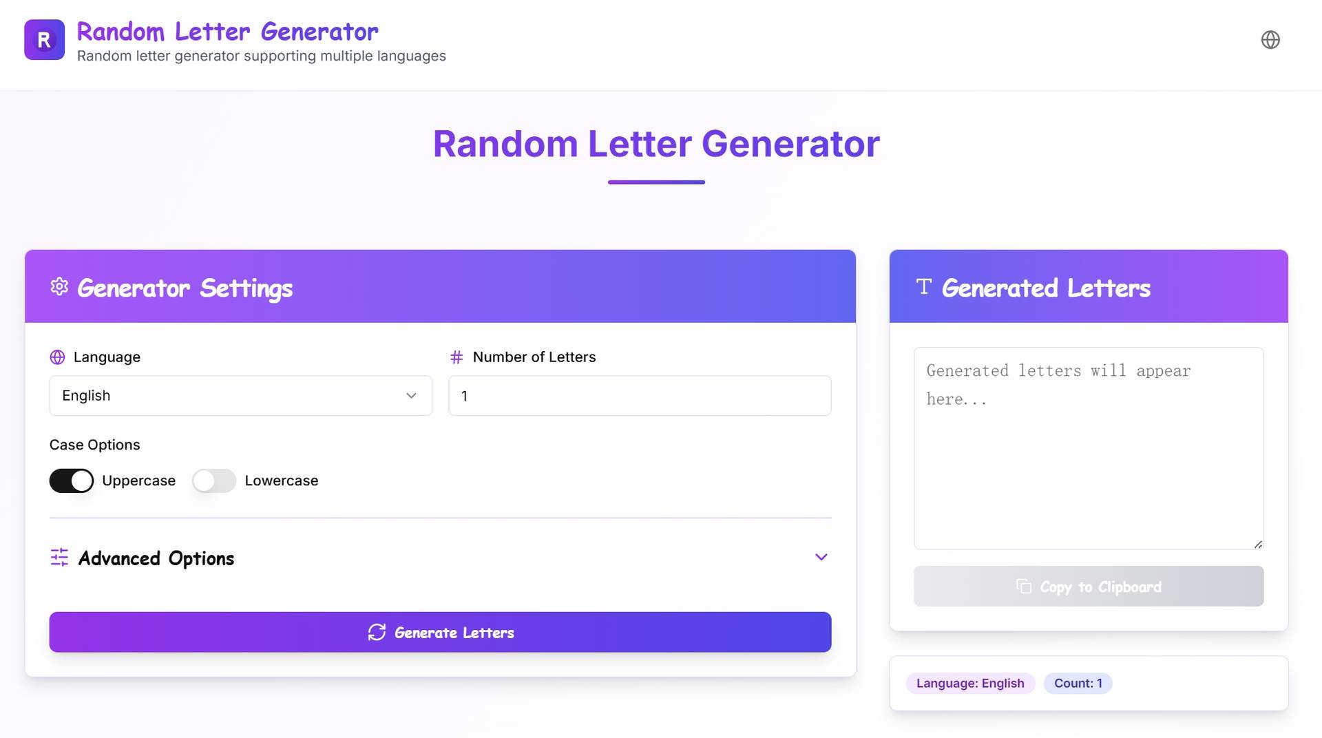 Random Letter Generator image 1