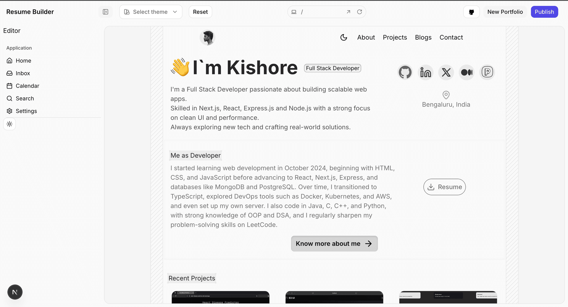 Portfolio Builder image 3