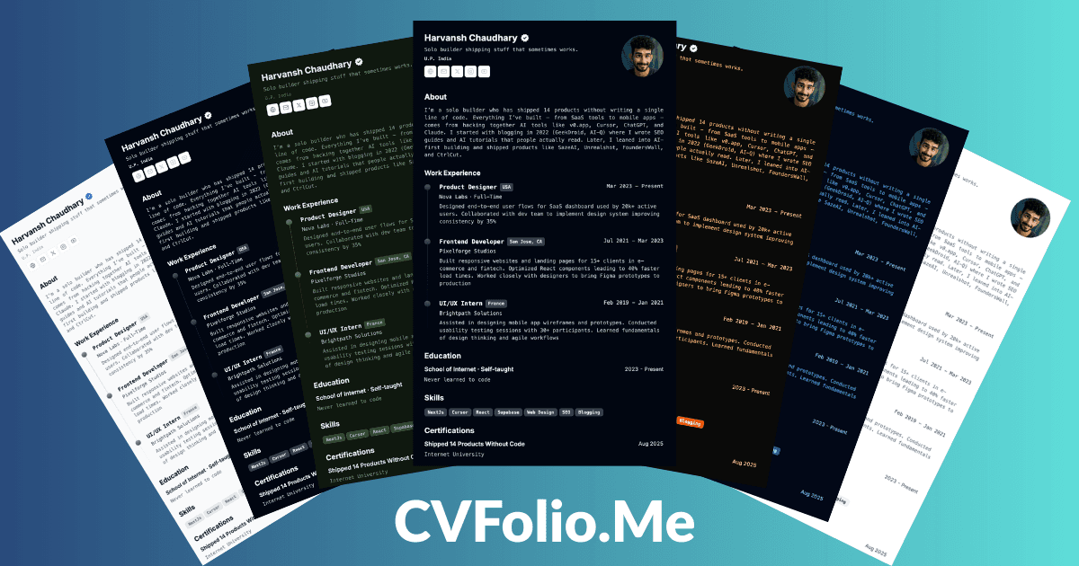 CVFolio.Me image 2
