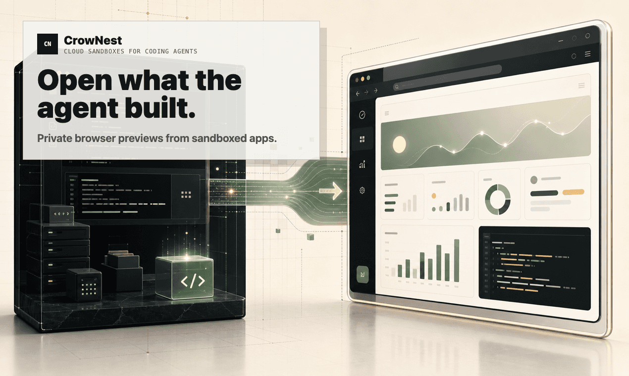 CrowNest — Cloud Sandboxes for Coding Agents image 3